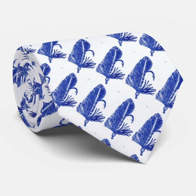 "Blue" Matuka Streamer Foreut Fly Krawatte (Gerollt)