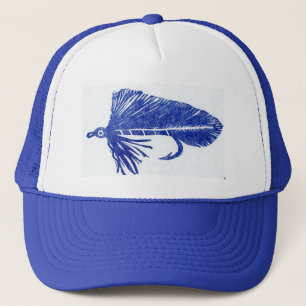 Blue Matuka Streamer Hat Truckerkappe