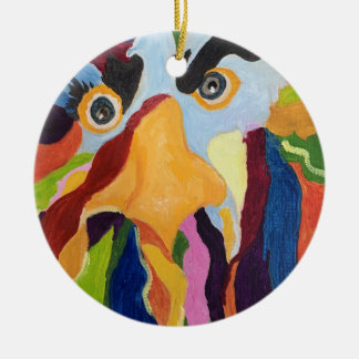 Blue Maurice, Angry Rooster Ornament