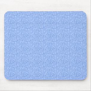 Blue Maze Mousepad