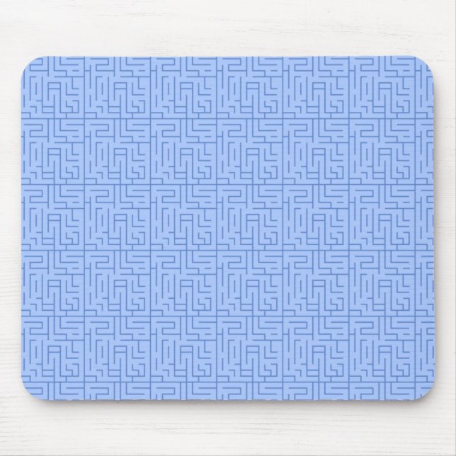 Blue Maze Mousepad (Vorne)