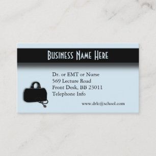 Blue Medical Business Card Visitenkarte