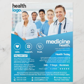 Blue Medical Healthcare (Vorlage) Flyer