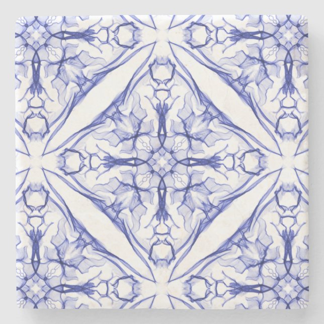 Blue Medieval Steinuntersetzer (Vorderseite)