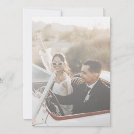 Blue Mediterranean Tile Wedding Dankeschön Karte