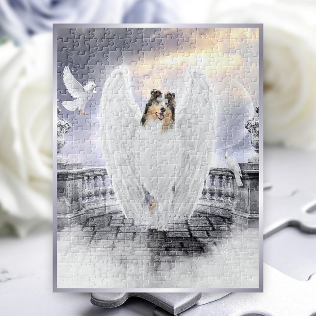 Blue Merle Collie Guardian Angel in Dog Heaven - (Von Creator hochgeladen)
