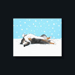 Blue Merle Shetland Sheepdog Sheltie Winter Snow Leinwanddruck<br><div class="desc">Shetland Sheepdog Canvas Print. Niedlich zeichn einer blauen Merle Sheltie,  die im Schnee mit Schneeflocken abrollt. Besuchen Sie Jenn’s Doodle World für noch mehr Produkte mit diesem Hundedesign und vielen Hundeschenkgeschenken.</div>