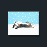 Blue Merle Shetland Sheepdog Sheltie Winter Snow Leinwanddruck<br><div class="desc">Shetland Sheepdog Canvas Print. Niedlich zeichn einer blauen Merle Sheltie,  die im Schnee mit Schneeflocken abrollt. Besuchen Sie Jenn’s Doodle World für noch mehr Produkte mit diesem Hundedesign und vielen Hundeschenkgeschenken.</div>