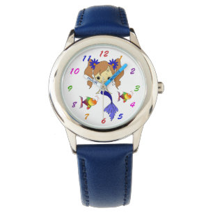 Blue Mermaid Armbanduhr