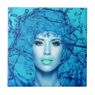 Blue Mermaid Fliese