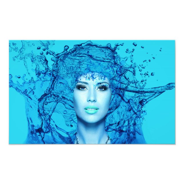 Blue Mermaid Fotodruck (Vorne)
