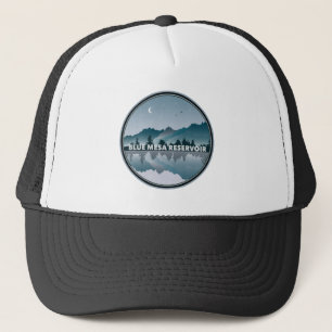 Blue Mesa Reservoir Colorado Reflektion Truckerkappe