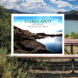 Blue Mesa Reservoir, Curecanti NRA, Gunnison River Postkarte