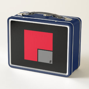 BLUE Metal Lunchbox bY #MMETROPOLIM