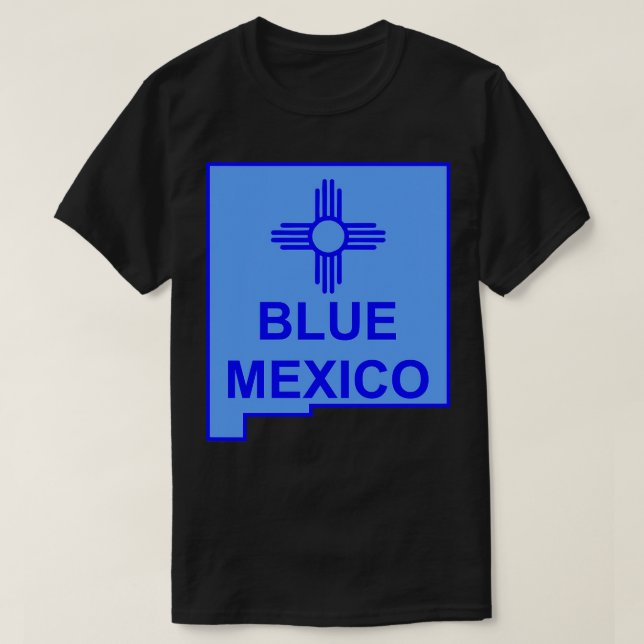 Blue Mexico T-Shirt (Design vorne)