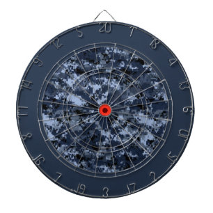 Blue Military Camouflage Dart Board Dartscheibe