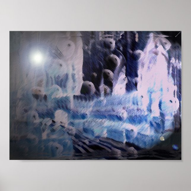 Blue Minster Poster (Vorne)