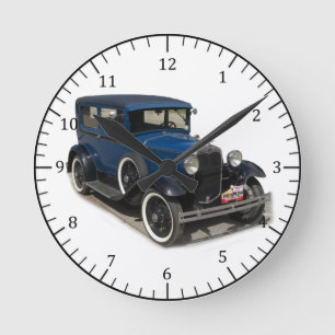 Blue Model A Uhr