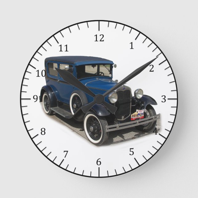 Blue Model A Uhr (Vorderseite)