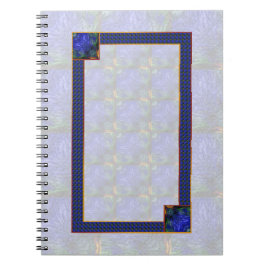 Blue Modern Abstrakt Notizblock