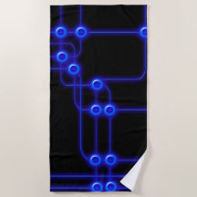Blue Modern Electronic Computer Circuit Board