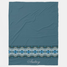 Blue Modern Gemustert Designer