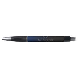 Blue Modern Monogram Business Promotional Gift Kugelschreiber