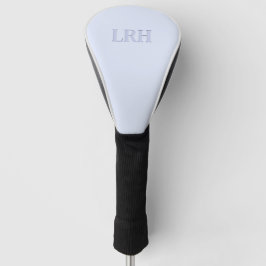 Blue Modern Women's Monogram Golf Driver Cover Headcover