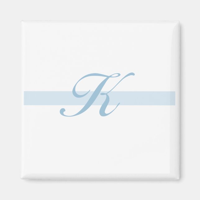 Blue Monogram K Magnet (Vorne)