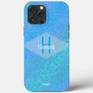 Blue Monogram Mottling CaseMate iPhone HAMbyWG Case-Mate iPhone Hülle