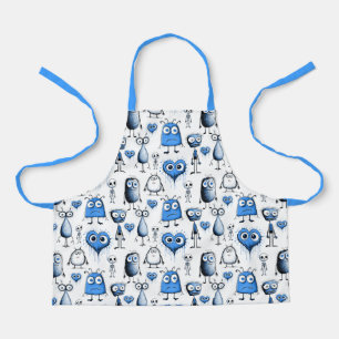 Blue Monster Children's Schürze