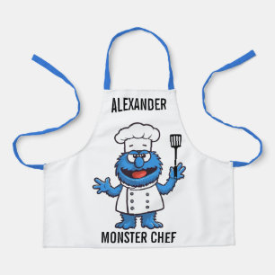 Blue Monster Cook personalisieren die Schürze von