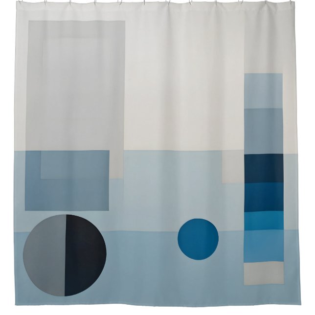 Blue Moods Duschvorhang (Vorderseite)