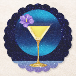 Blue Moon Cocktail Untersetzer