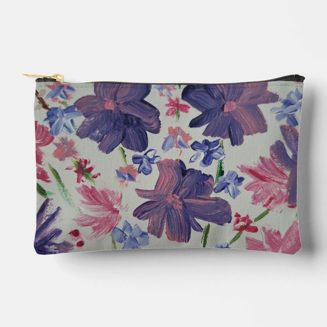 Blue Moon Floral Accessory Pouch Zubehörtasche (Vorderseite)
