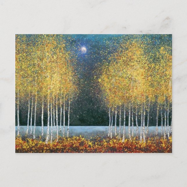 Blue Moon Golden Grove Postkarte (Vorderseite)