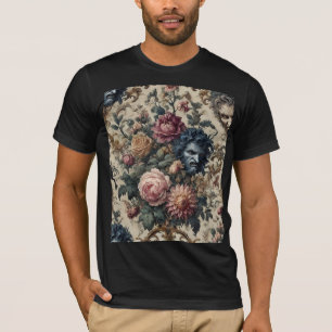 Blue Moon Grimoire – Gotische tragbare Kunst T-Shirt