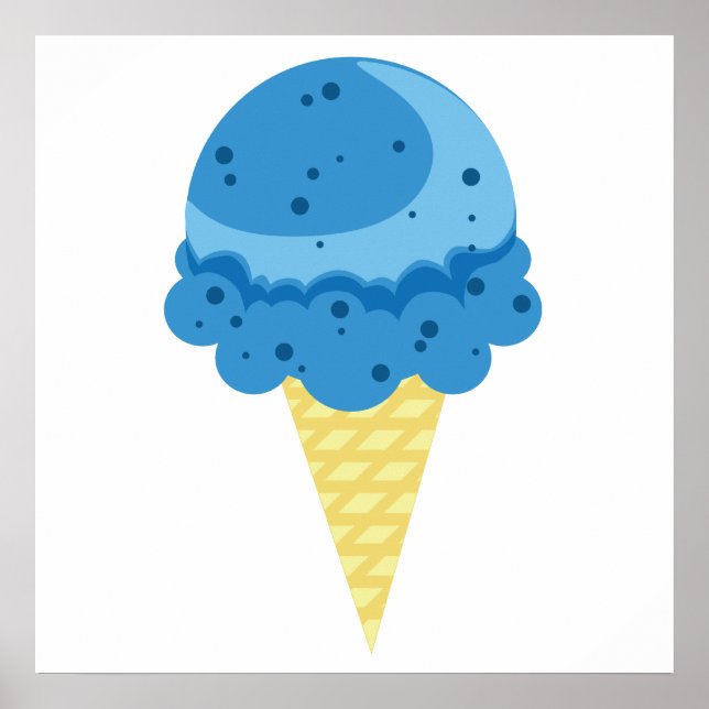 Blue Moon Ice Cream Poster (Vorne)