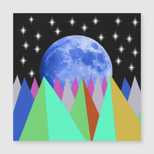 Blue Moon Magnetic Card Magnetkarte