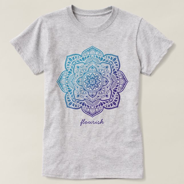Blue Moon Mandala Yoga T-Shirt (Von Creator hochgeladen)