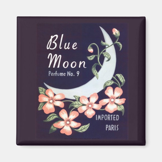 Blue Moon No. 9 Parisian Parfum Vintag Magnet (Vorne)