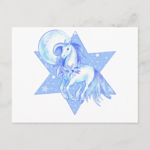 Blue Moon Pony Postkarte