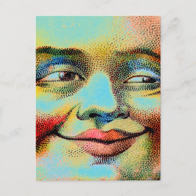 Blue Moon Postcard Postkarte (Vorderseite)