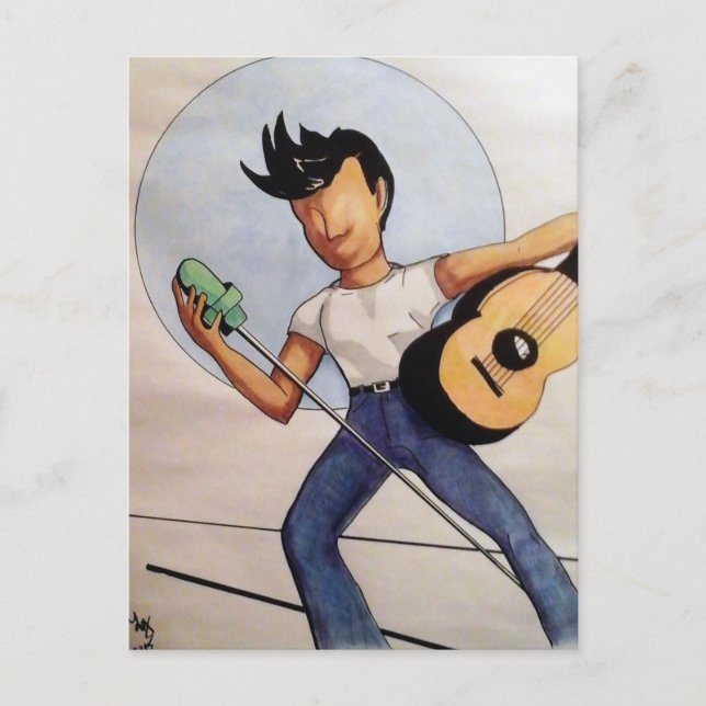 Blue Moon Postkarte (Vorderseite)