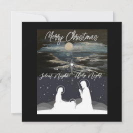 Blue Moon Weihnachten Weihnachten Weihnachtskrippe Dankeskarte