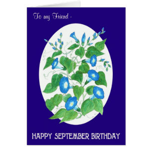 Blue Morning Gloire Septembre Anniversaire pour Am
