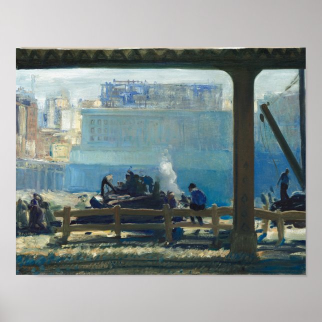 Blue Morning Poster (Vorne)