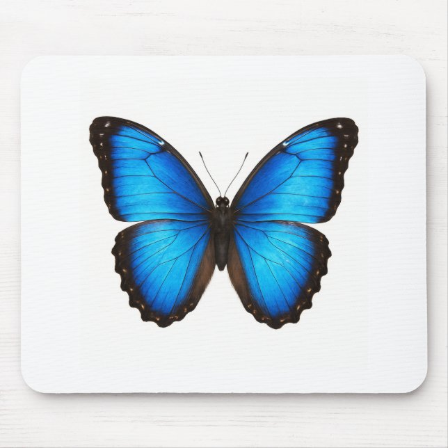 Blue Morpho Brilliant Mousepad (Vorne)