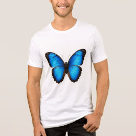 Blue Morpho Brilliant Tri-Blend Shirt