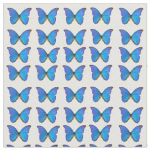 Blue Morpho Butterfly Baumwollgewebe Stoff